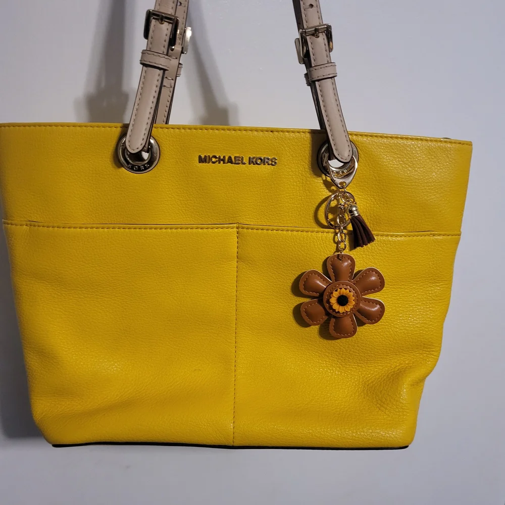 Michael Kors Yellow Tote Bag - Picture 7 of 7